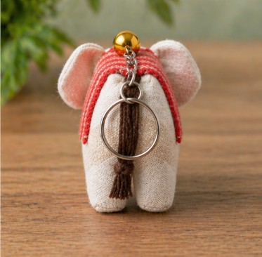 messageImage_1776852767465_0 พวงกุญแจช้าง ( ทอมือมีกระดิ่ง ) - Image 5