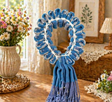 messageImage_1776857496546_0 ผ้าขาวม้า ( สีน้ำเงินลายตาราง ) - Image 5