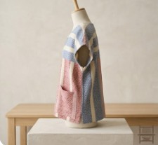 messageImage_1776858781624_0 เสื้อคอจีน ( ลายตารางฟ้าตัดแดง ) - Image 3