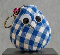 พวงกุญแจนกฮูก ( ทอมือแพ็คคู่ ) - Image 2